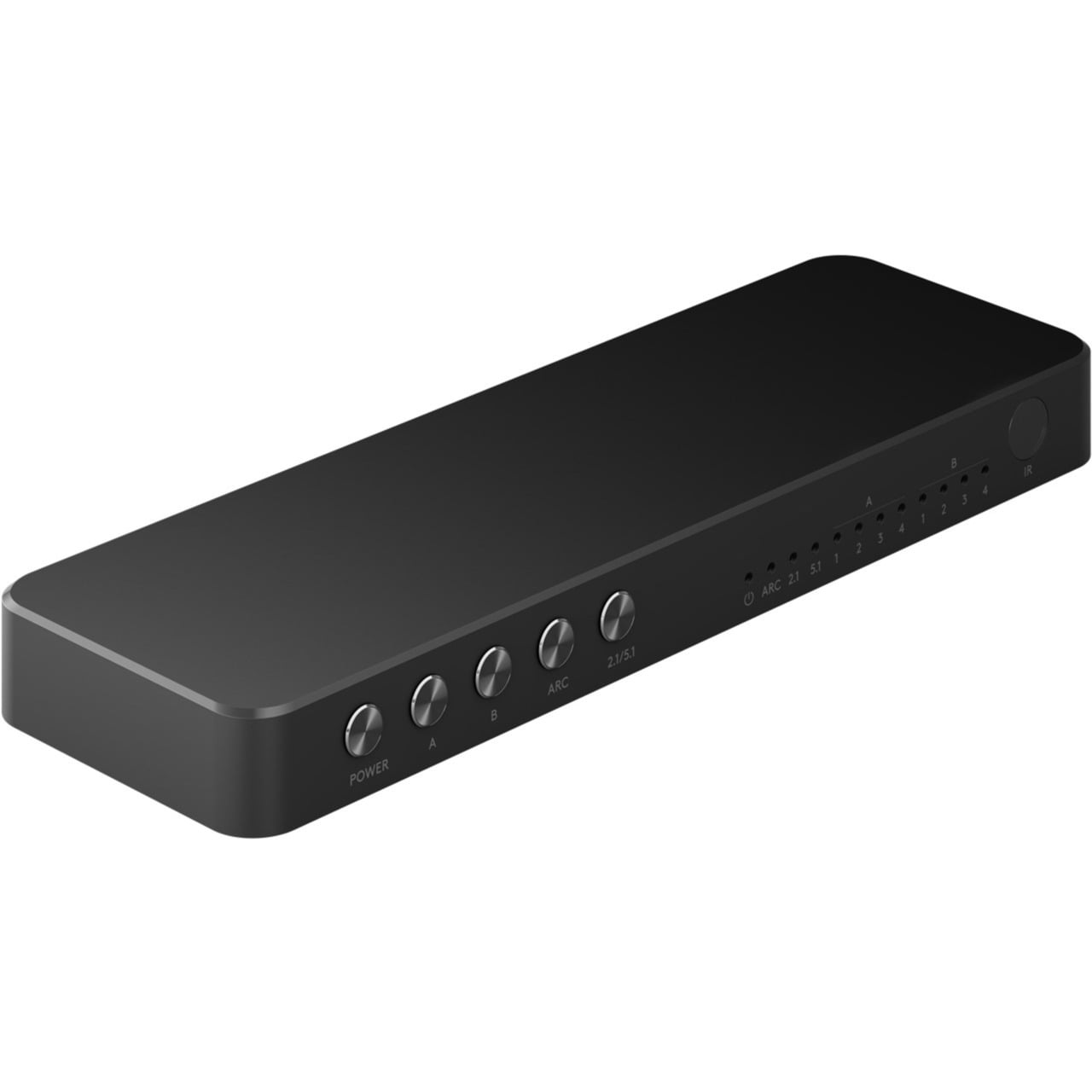 goobay HDMI Matrix-Schalter 4 auf 2, 4 tuloa, 2 lähtöä, 4K 60 Hz HDMI-matriisikytkin - Image 3