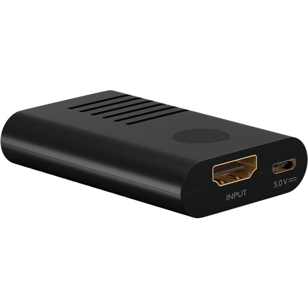 goobay HDMI-signaalinvahvistin 4K @ 60Hz, HDMI 2.0, aktiivinen, jatkoadapteri