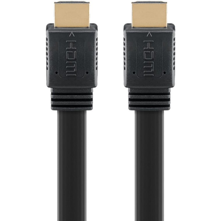 goobay High Speed HDMI 2.1 Flachkabel 8K / 60 Hz, 3 m, litteä HDMI-kaapeli