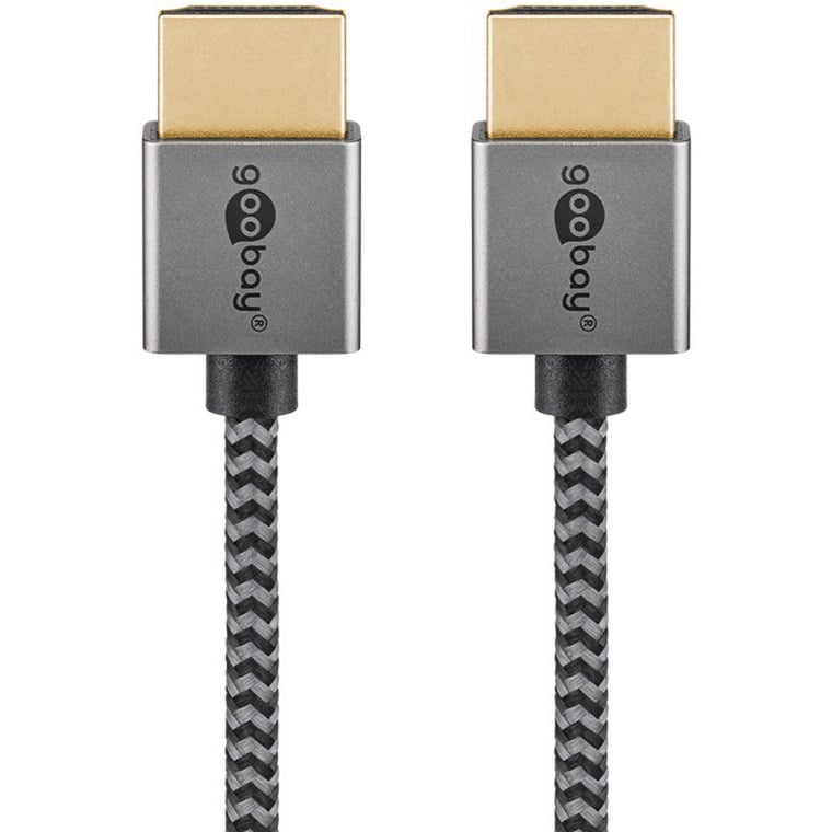 goobay Plus Slim High-Speed 8K @ 60 Hz HDMI 2.1 2 m HDMI-kaapeli - Image 4