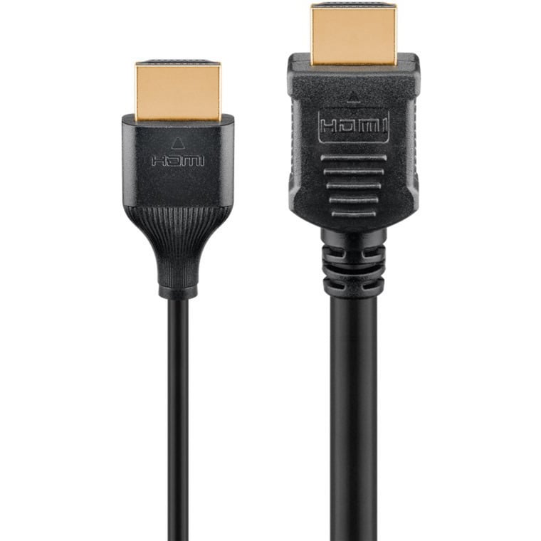 goobay Slim High-Speed HDMI 2.0, 3 m, 4K 60 Hz, Ethernet HDMI-kaapeli - Image 5