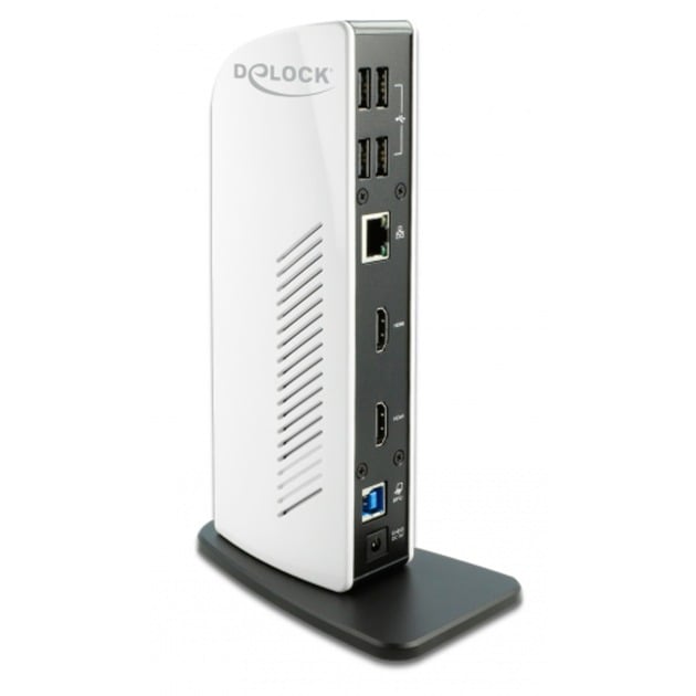 DeLOCK USB-telakka USB 3.2 / LAN / Audio telakka