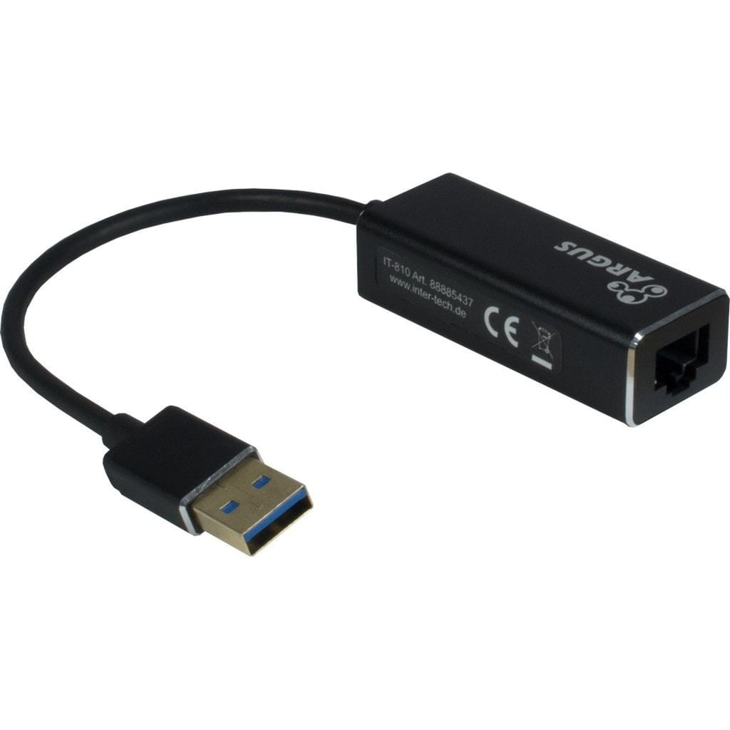 Inter-Tech Argus IT-810 USB-verkkosovitin 1 Gbit/s